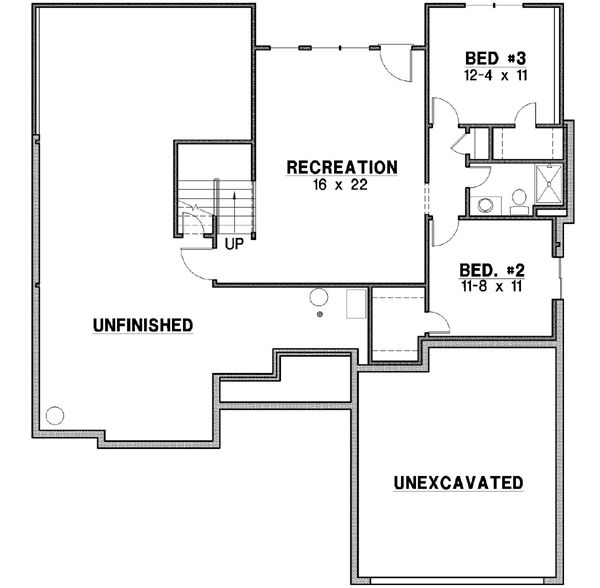 Lower Floor Plan: 21-198