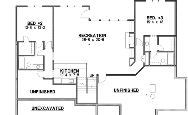 Lower Floor Plan: 21-201