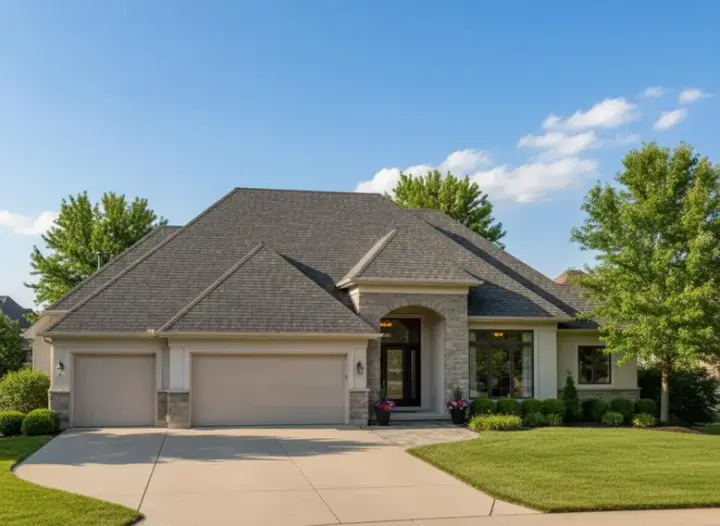 Traditional house plans 21-204 - front exterior, 3,919 sq ft, 4 bed, 4 bath house plans | Monster House Plans