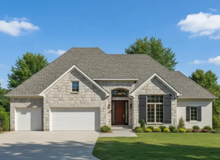 Traditional house plans 21-205 - front exterior, 3,967 sq ft, 4 bed, 4 bath house plans | Monster House Plans