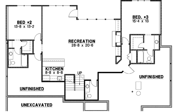 Lower Floor Plan: 21-205