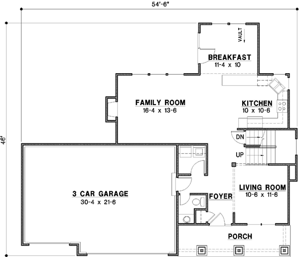 Main Floor Plan: 21-207