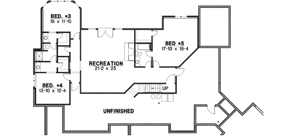 Lower Floor Plan: 21-208