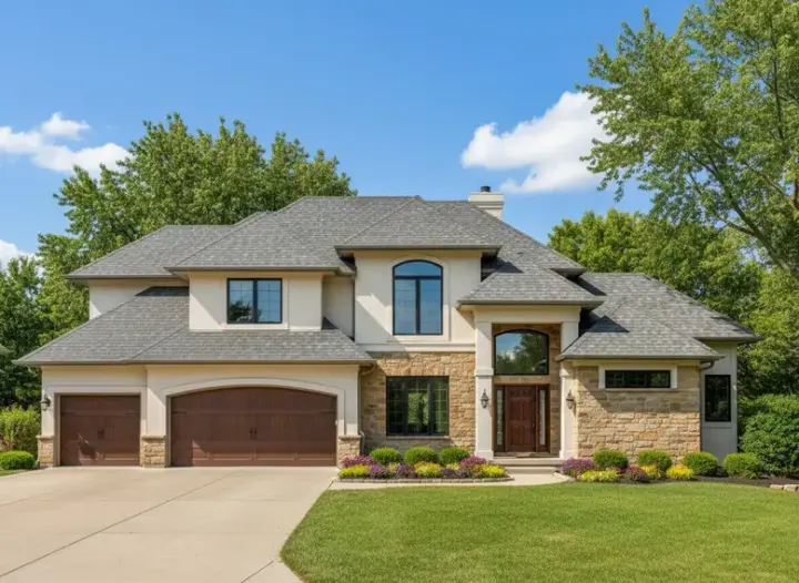Traditional house plans 21-210 - front exterior, 3,299 sq ft, 4 bed, 3 bath house plans | Monster House Plans