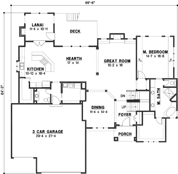 Main Floor Plan: 21-210