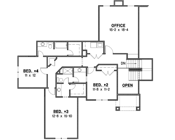 Upper/Second Floor Plan:21-210