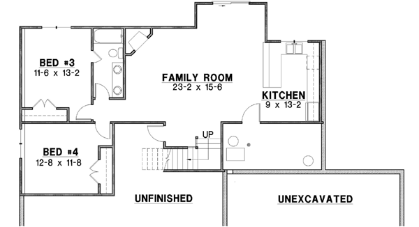 Lower Floor Plan: 21-212
