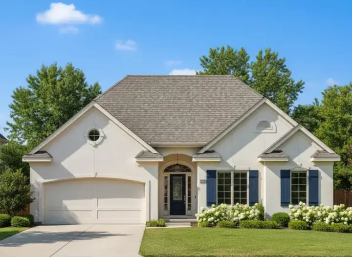 Traditional house plans 21-213 - front exterior, 1,435 sq ft, 3 bed, 2 bath house plans | Monster House Plans