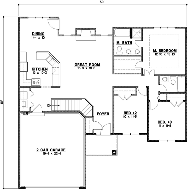 Main Floor Plan: 21-214