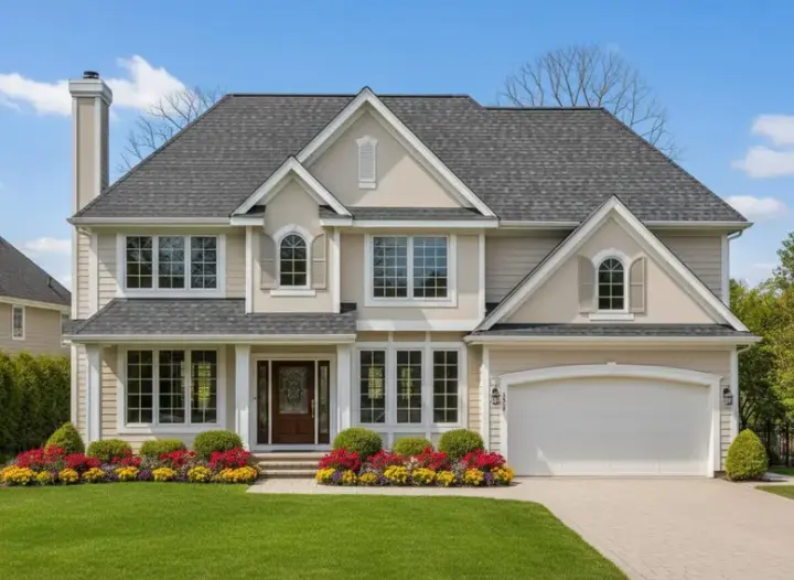 Traditional house plans 21-215 - front exterior, 2,719 sq ft, 4 bed, 3 bath house plans | Monster House Plans