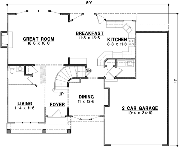 Main Floor Plan: 21-215