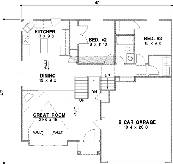 Main Floor Plan: 21-216