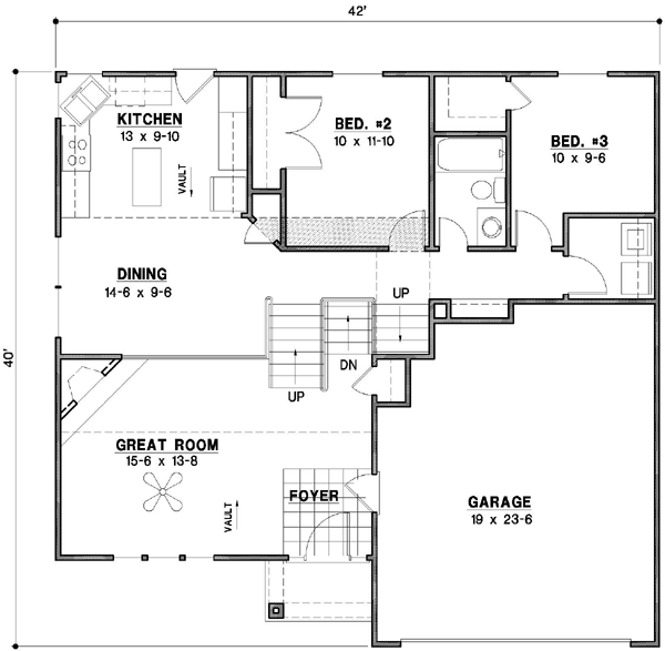 Main Floor Plan: 21-217