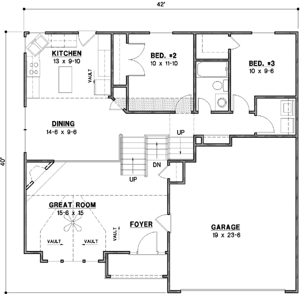 Main Floor Plan: 21-218
