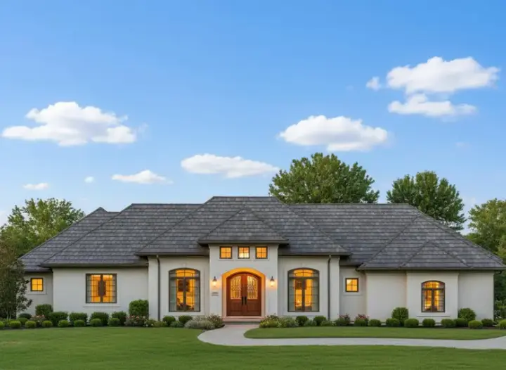 Traditional house plans 21-219 - front exterior, 3,510 sq ft, 3 bed, 2 bath house plans | Monster House Plans