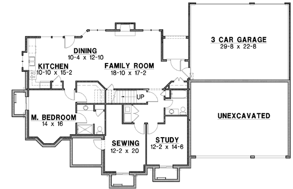 Lower Floor Plan: 21-220