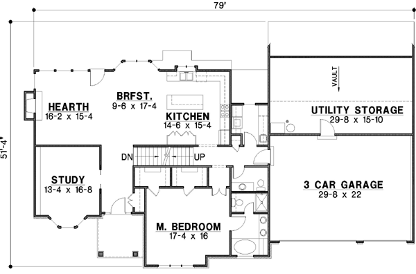 Main Floor Plan: 21-220