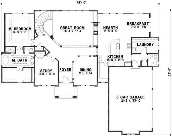 Main Floor Plan: 21-221