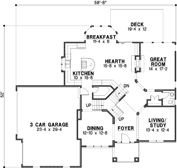 Main Floor Plan: 21-222