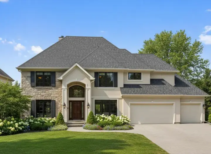 Traditional house plans 21-223 - front exterior, 3,645 sq ft, 4 bed, 3 bath house plans | Monster House Plans
