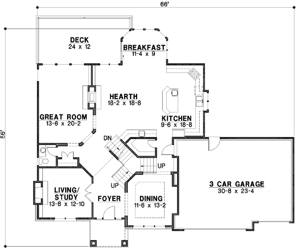 Main Floor Plan: 21-223