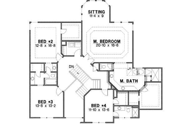 Upper/Second Floor Plan: 21-223