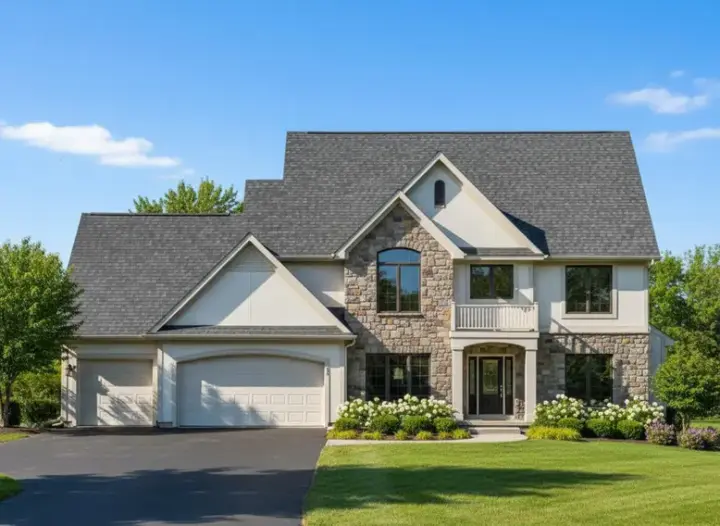 Traditional house plans 21-224 - front exterior, 3,381 sq ft, 4 bed, 3 bath house plans | Monster House Plans