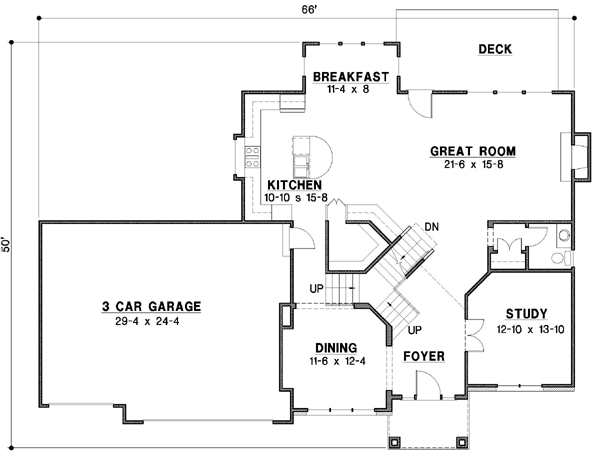 Main Floor Plan: 21-224