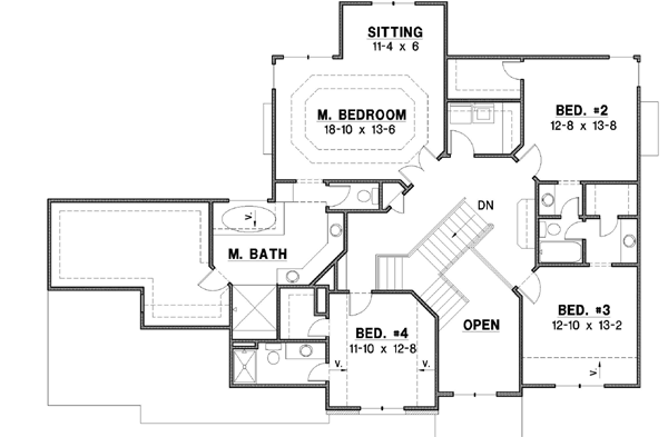 Upper/Second Floor Plan: 21-224