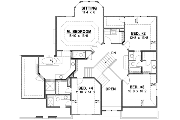 Upper/Second Floor Plan: 21-225