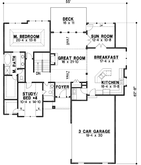 Main Floor Plan: 21-228