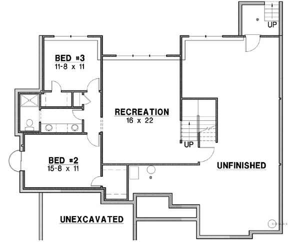 Lower Floor Plan: 21-229