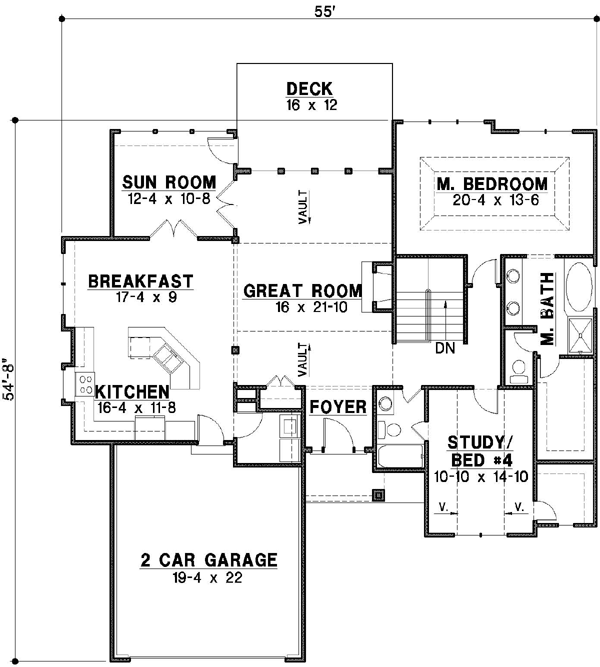 Main Floor Plan: 21-229