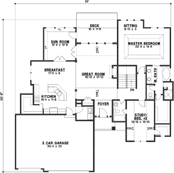 Main Floor Plan: 21-230