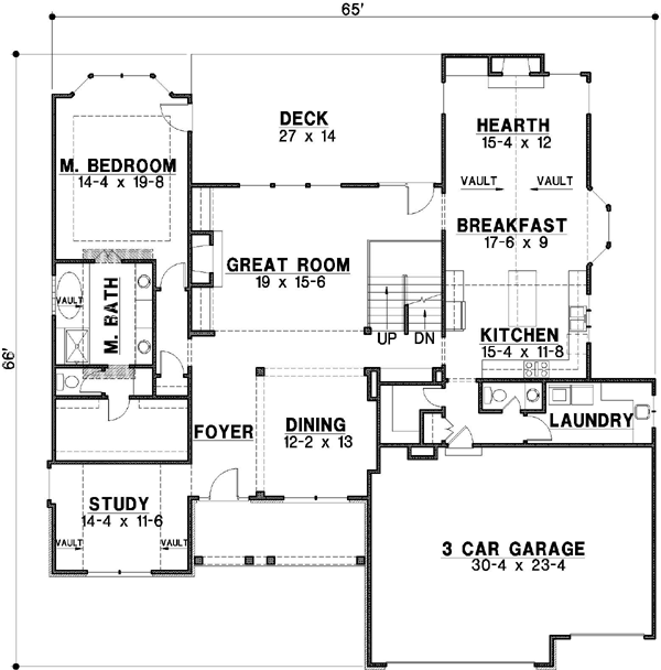Main Floor Plan: 21-232