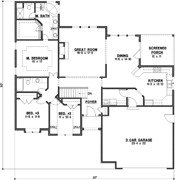 Main Floor Plan: 21-233