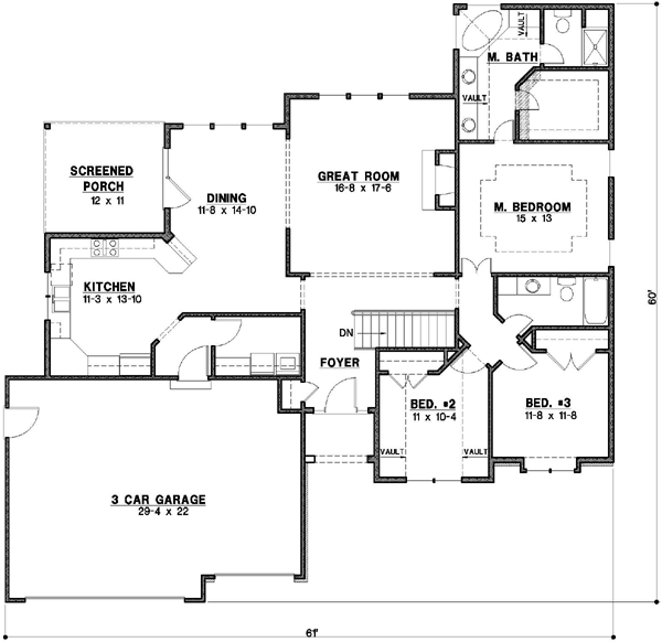 Main Floor Plan: 21-234