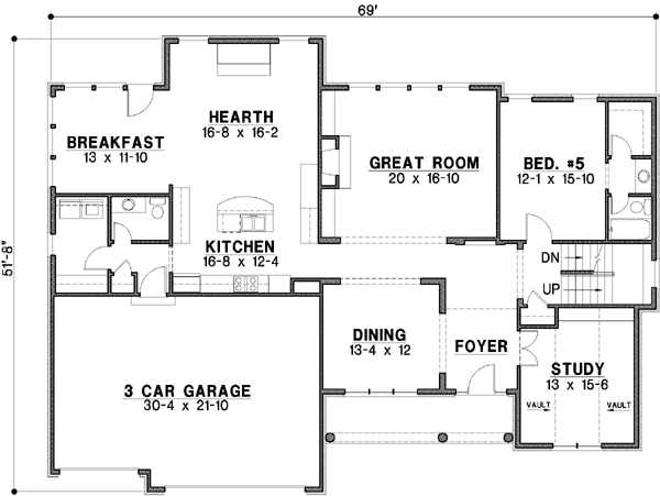 Main Floor Plan: 21-236