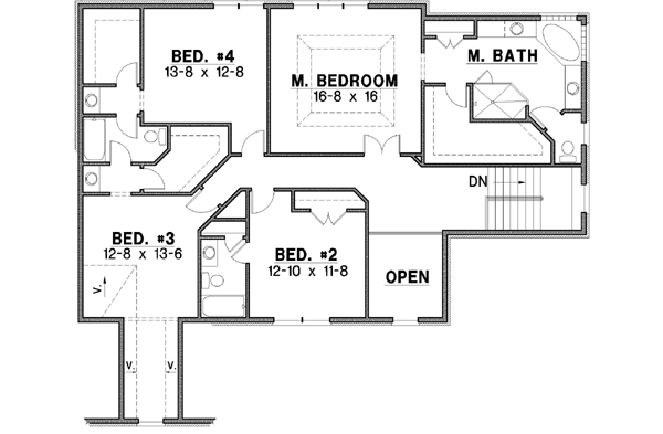 Upper/Second Floor Plan: 21-236