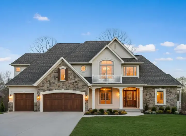 Traditional house plans 21-237 - front exterior, 2,995 sq ft, 4 bed, 3 bath house plans | Monster House Plans