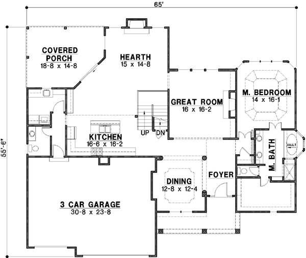 Main Floor Plan: 21-237