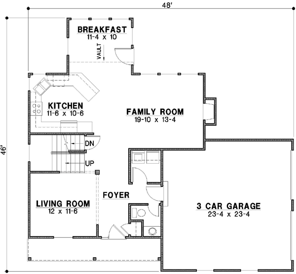 Main Floor Plan: 21-239