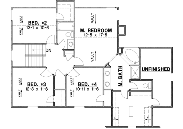 Upper/Second Floor Plan: 21-239
