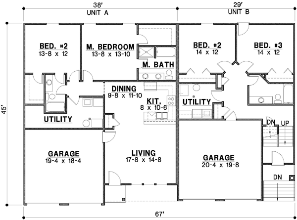 Main Floor Plan: 21-240