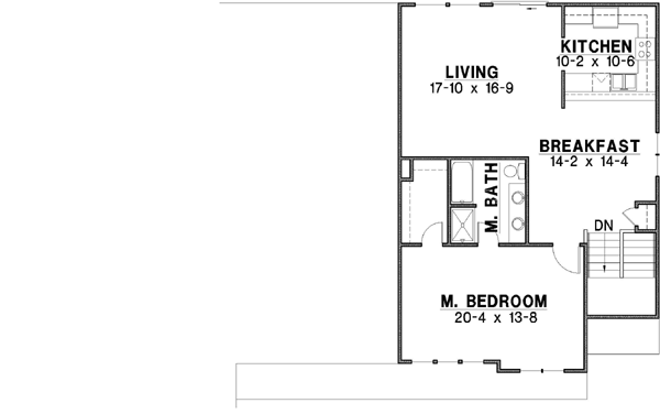 Upper/Second Floor Plan: 21-240