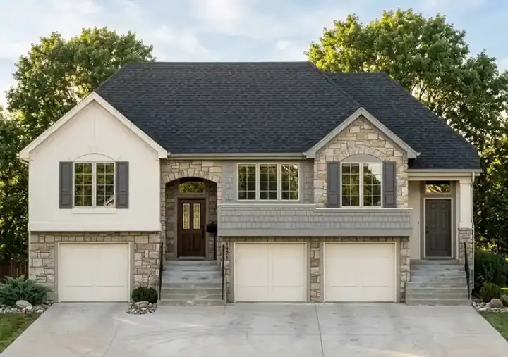 Traditional house plans 21-246 - front exterior, 3,308 sq ft, 6 bed, 4 bath house plans | Monster House Plans