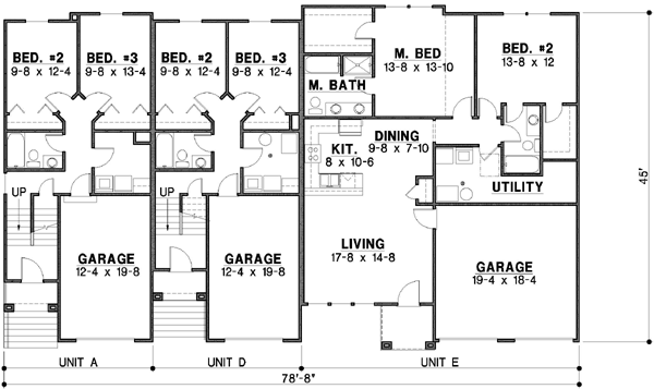 Main Floor Plan: 21-250
