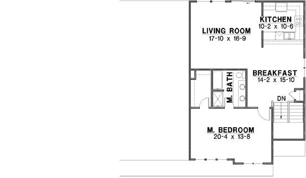 Upper/Second Floor Plan: 21-253