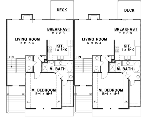 Upper/Second Floor Plan: 21-254
