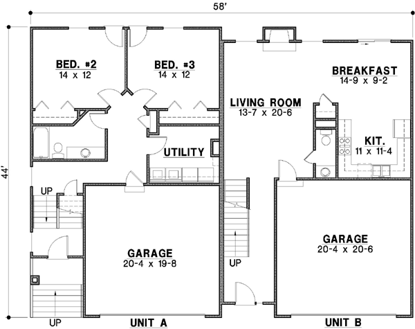 Main Floor Plan: 21-255
